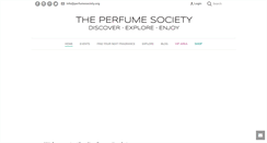 Desktop Screenshot of perfumesociety.org